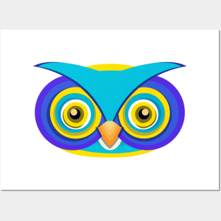 Hippie Owl Posters and Art